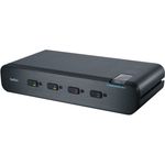 Belkin F1DN204KVM-UN-3 Universal Secure 4-Port Dual-Head KVM Audio & CAC Switch 