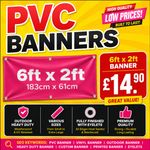 PVC Banners Outdoor Heavy Duty Custom Printed Advertising PVC Banner Sign 