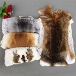10x Real Natural Rabbit Skin Fur Pelt Tanned Leather Hide DIY Craft Random Color