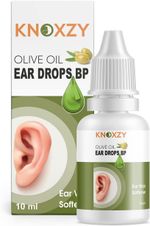 Medical Grade Olive Oil Ear Drops For Wax Blocked Ear Wax Remover KNOXZY 10ml