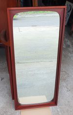 VINTAGE DANISH WALL MIRROR           FREE UK POSTAGE
