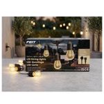 Feit 48ft (14.6m) Heavy Duty LED Waterproof String Lights Set + 26 Bulbs