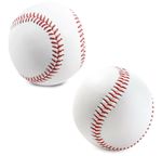 Soft Leather Sport Baseball Pack of 2 for Training & Practice