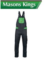 John Deere Field Bib and Brace Overalls Black and Green XS-3XL MCS1003000