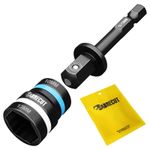 SabreCut Nut Driver Impact Rated Reversible Easy Clean 2in1 Magnetic 10mm & 13mm