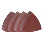 100pcs 400/600/800/1000 Grits 80mm Aluminum Oxide Triangular Sandpaper Pads