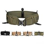 Tactical Battle Molle Men's Belt War Belt Heavy Duty Pad Military Combat Patrol