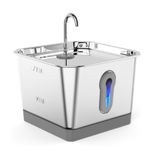 Water Fountain Stainless Steel: 35L Automatic Pet Water Fountain Dog