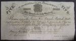 Jersey five pound note 1840 - 41 in excellent condition