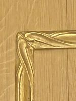 VINTAGE FITs 10”x14” GOLD GILT ART NOUVEAU ARTs & CRAFTs CARVED PICTURE FRAME*