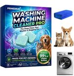 Primedrum Washing Machine Cleaner Pro Deep Cleaning Tablets with Towel UK