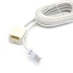 BT Telephone Extension Cable UK Lead BT Phone Fax Modem Socket Landline LOT