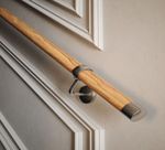 Woodworx Stair Handrail Kit Solid Oak Wood Premium Easy Assembly Indoor - 3.6m