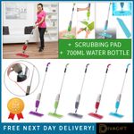 SPRAY MOP FOR HARD FLOOR CLEANER WATER SPRAYING WASHABLE MICROFIBRE HEADS NEW