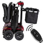 Falcon Auto Folding Mobility Scooter with detachable basket - Fast delivery