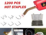 1200PCS Staples For Car Bumper Fender Welder Staples Plastic Welding Staples UK
