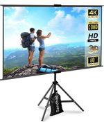 60" Portable Projector Screen Tripod Stand Lightweight Carry & Durable