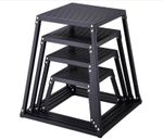 12"/18"/24" 1/3PCS Plyometric Jump Box Fitness Exercise Box Step Cross Anti-slip