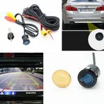 Car Suv Night Reversing Parking Rear View Backup Waterproof 18.5mm Round Camera