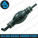 Diesel Hand Primer Pump In-Line 90° Degree Outlet 8mm Universal