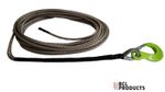 10mm Super 12 HMPE  Winch Rope With Hook - Synthetic Winch Rope  Choose Length 