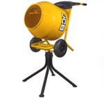 JCB Cement Mixer 110V 134L Seam Welded Tip Up 550W Electric Motor Professional