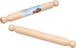 Beechwood 40cm Rolling Pin Durable and Smooth Finish Ergonomic Handle Ideal for