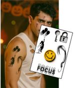 Spook Your Friends with Halloween 3D FX Optical Illusion Temporary Tattoos