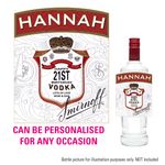 PERSONALISED NEW VODKA BOTTLE LABEL BIRTHDAY SECRET SANTA CHRISTMAS NOVELTY 046