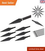Twin Pack: 6pcs 135 Grain Broadheads for Enhanced Hunting and Shooting Precision