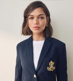 Vintage Lauren Hand Embroidered Bullion Wire Blazer Badge ,Ralph family Crest