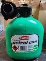 CarPlan Plastic Green Fuel Can for Diesel Petrol with Flex Spout 5L