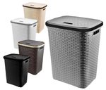 LARGE LAUNDRY BASKET WASHING CLOTHES STORAGE HAMPER STYLE PLASTIC BASKET