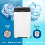 Automatic Portable Washing Machine Mini Washer/Spin Dryer Baby Laundry 3.5kg