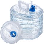 5L 10L 15L Water Container, Portable Collapsible Water Carrier with Tap Large