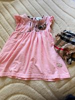 Burberry Baby Girls Pink Cotton A-Line Dress & Check Bloomers 18-24 Months
