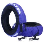 BikeTek Tyre Warmer Set for 120/70-17 Front & 160/60-17 Rear tyres EURO Plug