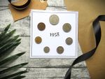 1958 Mounted Presentation Gift Coin Set