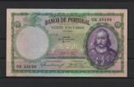 [PORTUGAL  20 Escudos 26/01/1941 - D. Antonio Menezes] very fine condition