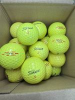 24 TITLEIST TRUFEEL YELLOW B GRADE golf balls FREE POSTAGE