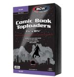 BCW Comic Book Toploaders (2) Silver-Age Size, w/ BLACK Back -  FREE Shipping!