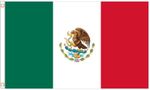 Mexico Polyester Flag - Choice of Sizes