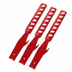 3x Paint Mixing Sticks Plastic Stirring 26cm x 3cm Stirrers W/ Hook Durable DIY