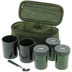 NGT Brew Kit Set 2 Cups 3 Pots Tea Coffee Carp Fishing Tackle Camping