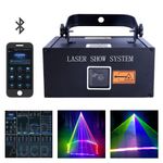 iOS Android Phone App 3W RGB Animation DMX Disco DJ Projector Stage Laser Lights