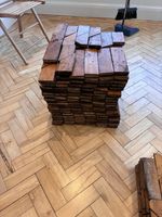 Beech / Pine/ MapleParquet flooring job-lot - Showing Blocks Sanded & Varnished