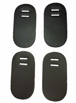 Genuine Kent And Masters Saddle Leather Buckle Guards 1 Pair Brown Or Black DIY