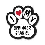 I LOVE MY SPRINGER SPANIEL CAR VAN LORRY WALL VINYL SELF ADHESIVE STICKERS