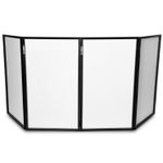 Vonyx DB2 Foldable DJ Screen - 4 Panel Scrim Facade Booth for Events
