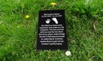 Custom Granite Memorial Stone Marker, Portrait Engraving Funeral Plaque Gifts